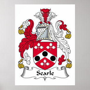Searle familjvapensköld poster
