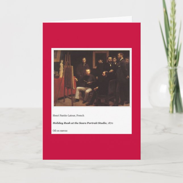 SEARS PORTRÄTT STUDIO HELGDAG CARD STIL #2 HELGKORT (Framsida)