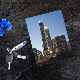 Sears Torn på Chicago Architecture River Cruise Vykort