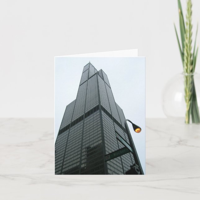 Sears Tower Notecard Kort (Framsida)