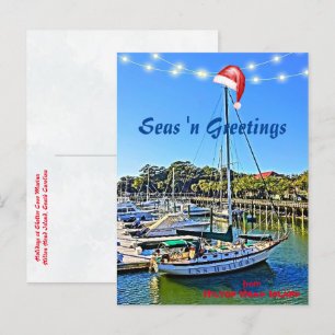 Seas i Hälsning från Hilton Head Island Jul Vykort