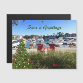 Seas 'n Hälsning Hilton Head SC Magnetic Card