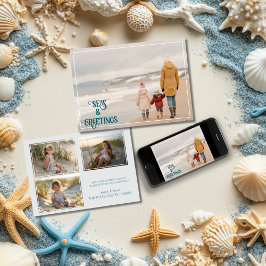 Seas och Hälsning Julkort