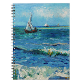 Seascape at Les Saintes-Maries Fine Art Anteckningsbok