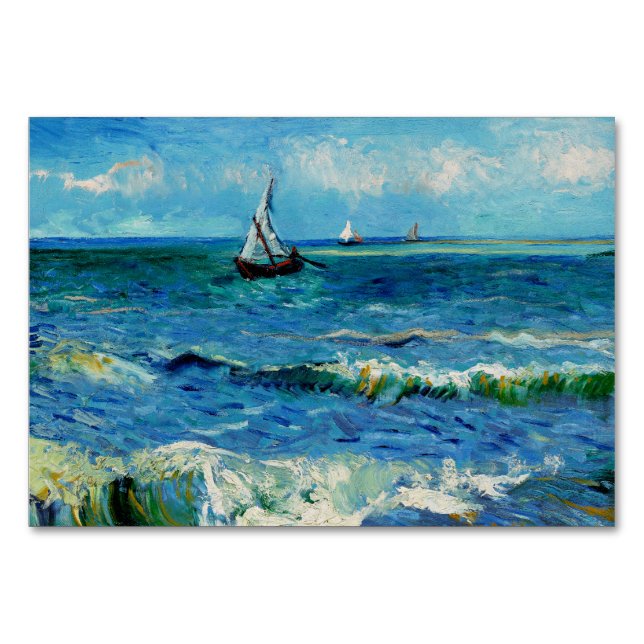 Seascape at Les Saintes-Maries Fine Art Bordsnummer (Framsidan)