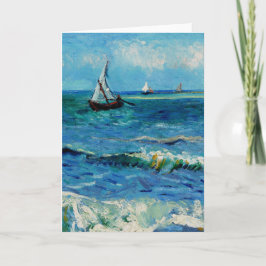 Seascape at Les Saintes-Maries Fine Art Kort