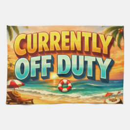 Seascape Coastal Currently Off Duty Artwork Kökshandduk