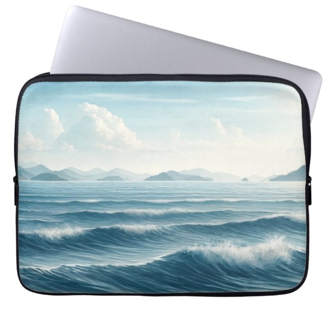 Seascape Serenity Laptop Fodral (Framsidan)