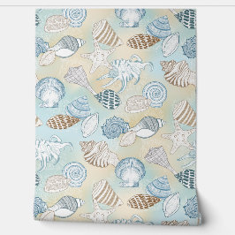 Seashceller för kustdekoration