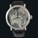 Seashell Anthology Armbandsur<br><div class="desc">Den här teckningen från Vision Studio fångar några av de bästa havsvattenlivets. Hämta den här Rustic biet av teckningar av dessa olika former och storlekar av Conch-snäckor. Det här är ett unikt biet i konstverket av Seashell Anthology delarare.</div>