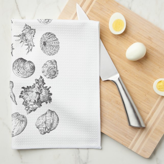 Seashell Bath Towset Set Kökshandduk (Vikt i Fjärdedel)