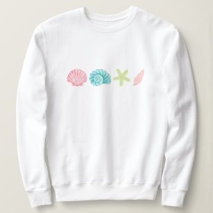 SeaShell Beach Sommar Kvinna Estetisk Ocean Älskar T Shirt