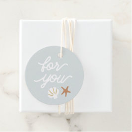 Seashell Beach Starfish for you Favous Gåvor Etiketter