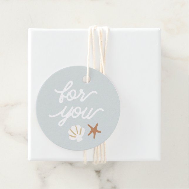 Seashell Beach Starfish for you Favous Gåvor Etiketter (På plats)