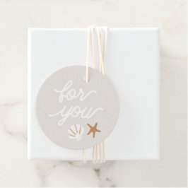 Seashell Beach Starfish for you Favous Gåvor Etiketter