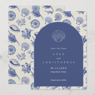 Seashell Beach Wedding Spara Datumet