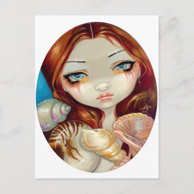 "Seashell Beauty" vykort (Framsida)