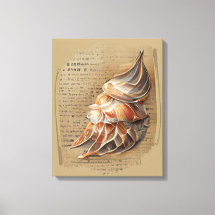 Seashell Canvastryck