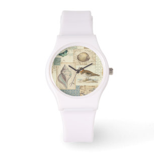 Seashell Collage Armbandsur
