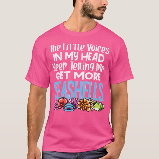 Seashell Collector Beach Hunti T Shirt (Framsida)