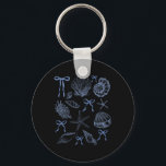 Seashell Coquette Bow Hawaii Beach Summer Vacation Nyckelring<br><div class="desc">Seashell Coquette Bow Hawaii Beach Summer Vacation Family</div>