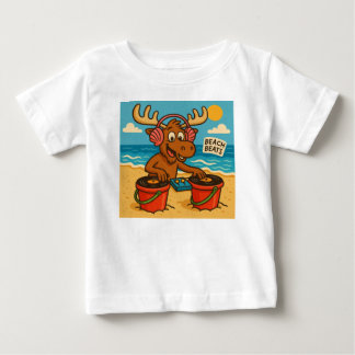 Seashell DJ – Beach Beats Tee for Kids