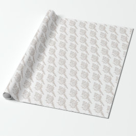 Seashell elegant mönster presentpapper