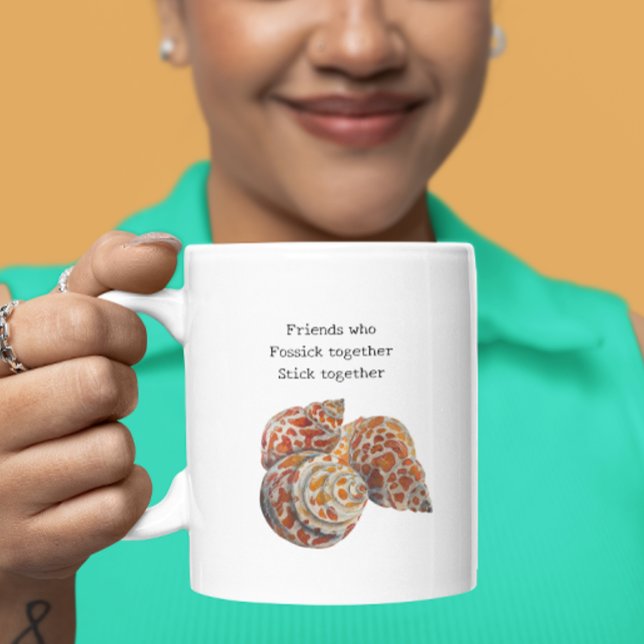 Seashell/Fossickers Kaffemugg (Skapare uppladdad)