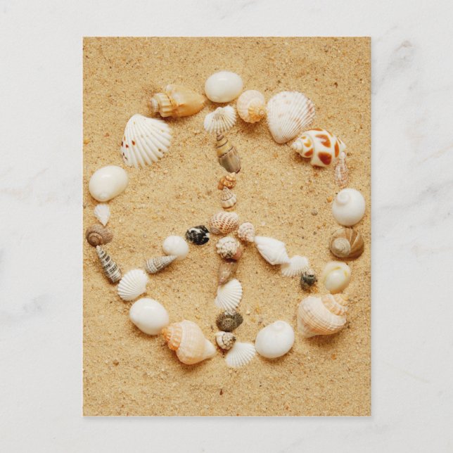 Seashell-Fredstecken-vykort Vykort (Framsida)