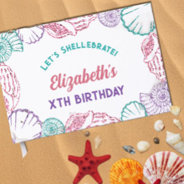 Seashell Girls Birthday Gästböcker