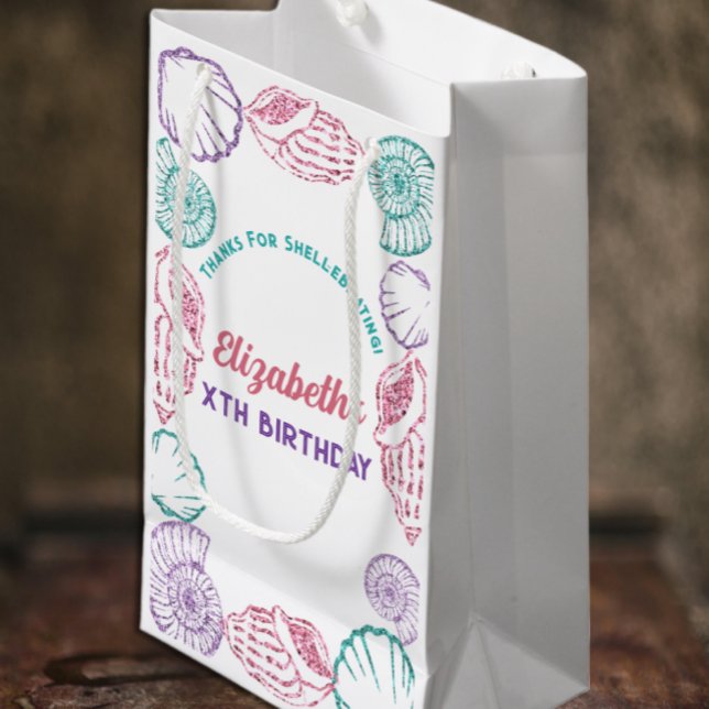 Seashell Girls Birthday Gift Bag (Skapare uppladdad)