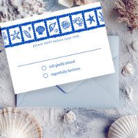 Seashell Grid Beach Wedding ANPASSNINGSBAR