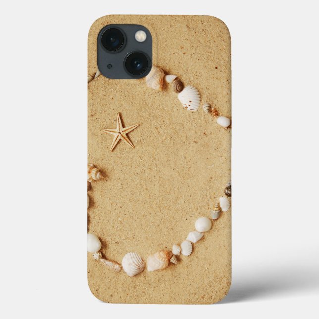 Seashell Heart med Starfish (Baksida)