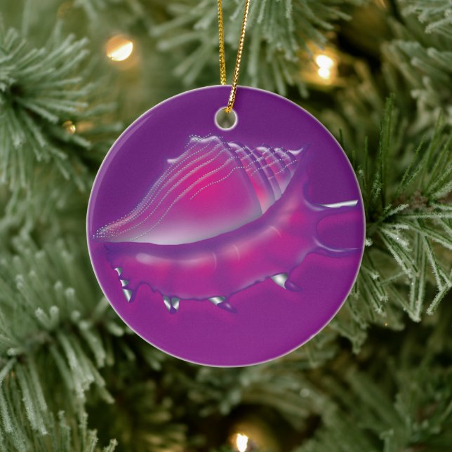 Seashell Julgransprydnad Keramik (Träd)