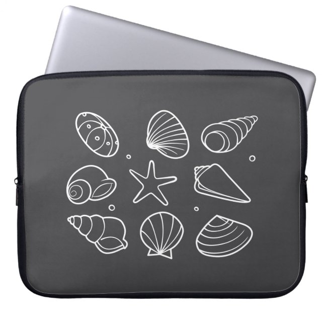 Seashell Laptop Fodral (Framsidan)