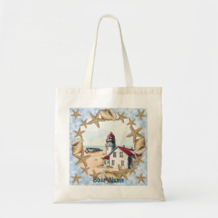 Seashell Lighthouse Tygkasse