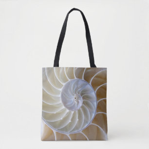 Seashell Nautilus Golden Spiral Tygkasse
