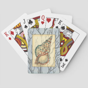 Seashell och Träd Grenar Casinokort