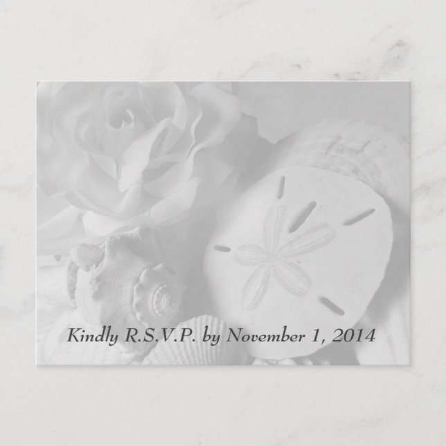 Seashell OSA Postcards Inbjudan Vykort (Framsida)