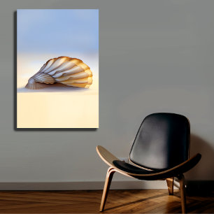 Seashell på Sand Kanvastryck