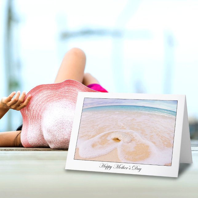 Seashell-ringfångstkortet lycklig Mors dag Kort (Skapare uppladdad)
