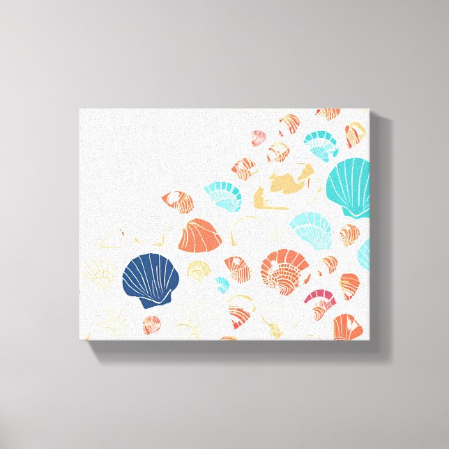 Seashell Shore Canvastryck (Framsida)