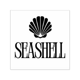 Seashell Självfärgande Stämpel