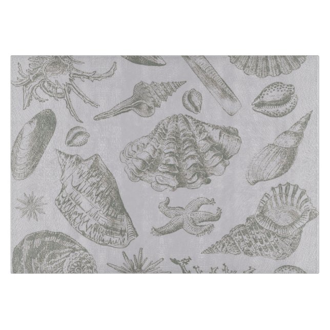 Seashell Soft Antique Art Beach-Snäckor (Framsidan)