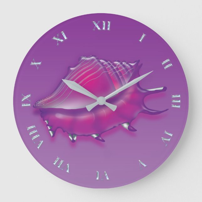 Seashell Stor Klocka (Framsida)