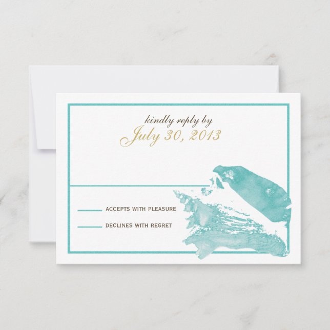 Seashell-svarskort OSA Kort (Framsida)