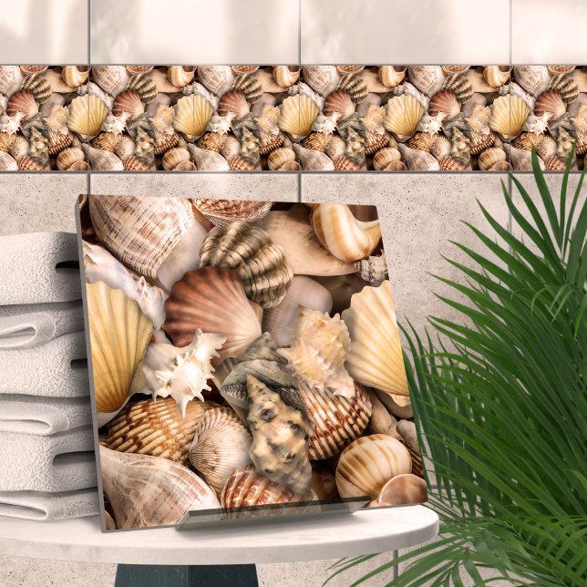 Seashell Symphony mönster Kakelplatta (Skapare uppladdad)
