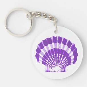 Seashell - violett och vitt