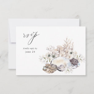 Seasheller & White Blommigt w Meal OSA 2 Kort
