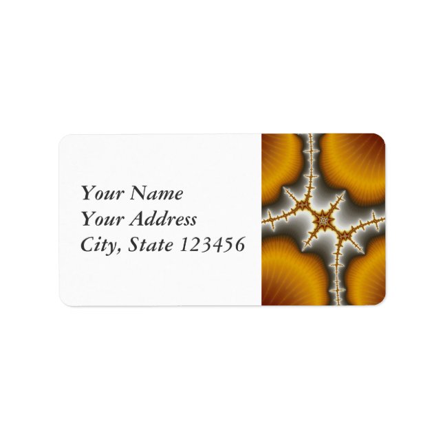 Seashells Adressetikett (Framsidan)